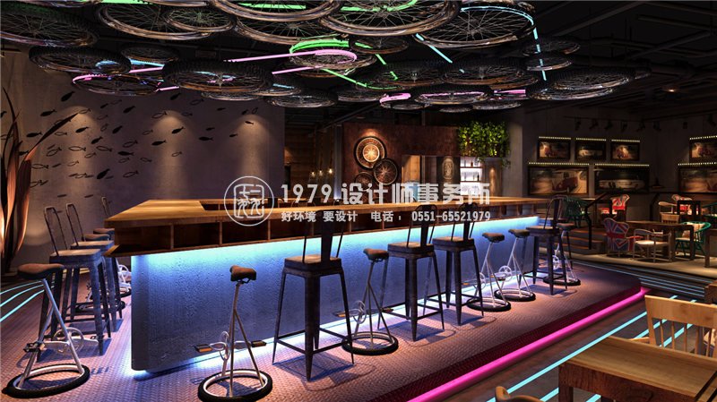 餐飲店設(shè)計(jì)之魚酷燒烤店面