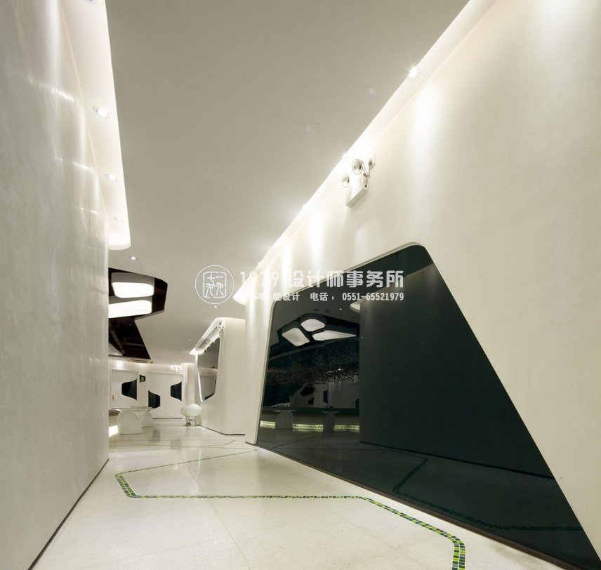 合肥貝琳國際美容院設計之不同角度的走道設計效果圖