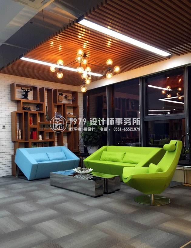 老屋印象辦公室設計之接待區(qū)設計效果圖